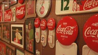 His Coca-Cola obsession has taken over his home