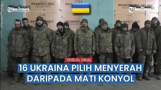 16 Prajurit Ukraina Memilih Menyerah ke Pasukan Rusia di Kurakhovo