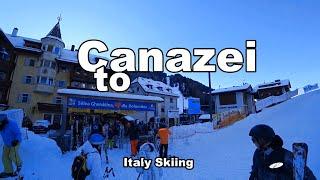 Italy Skiing Canazei to Val Gardena