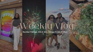 VLOG | MODELING ON DAYTIME CHICAGO TV, 4TH OF JULY,  HAIR ROUTINE, LIT WEEKEND IN CHICAGO...