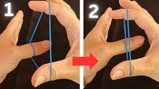 This Magic Trick is so Amazing. Tutorial RubberBand magic trick for beginners. TNT Magic Trick.