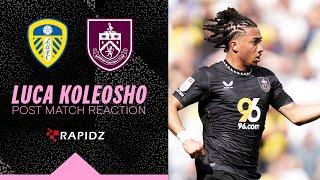 Koleosho Delighted With Goal & Away Win | REACTION | Leeds United 0-1 Burnley