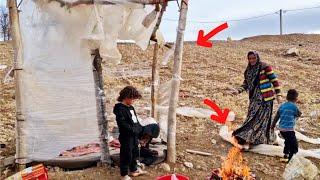 #nomadic life#nomadic lifeHow can Narges create a warm shelter for homeless children?