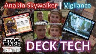 Anakin Vigilance Deck Tech | Star Wars Unlimited | Space Arena Ground Arena