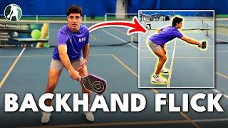 MASTER the Backhand Flick with Pro Pickleball Player Richard Livornese Jr.