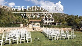 Wedding Film | Nicole & Jack 2022 | Vintage Montenegro Wedding Venue Talici Hill - Rustic Villas