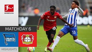 Hertha BSC - Bayer 04 Leverkusen 2-2 | Highlights | Matchday 6 – Bundesliga 2022/23