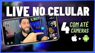 LIVE USANDO SOMENTE CELULAR E ATÉ 4 CÂMERAS!!! Testando o Manycam [Versões Grátis e Paga]