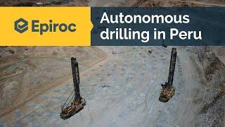 Autonomous drilling in Peru