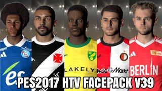 PES 2017 HTV FACEPACK v39 | T99 v17