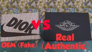 Unboxing Fake vs. Real | Dior Air Jordan 1 Low