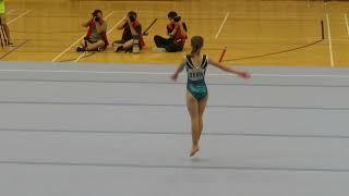 Amelie Gibson Grace - FX - 2019 HK Inter-Secondary Schools Gymnastics Competition