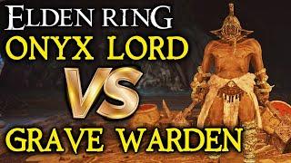 ELDEN RING BOSS VS. BOSS: Grave Warden Duelist VS. Onyx Lord!