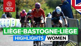 Attack After Attack On Steep Climbs | Liège-Bastogne-Liège 2022 Women's Highlights