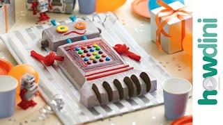 Birthday Cake Ideas: How to Make a Robot Birthday Cake