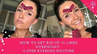 How To Get Rid Of Frown 11 Lines Overnight [Natural Easy 3-Step Evening Routine - Result Guaranteed]