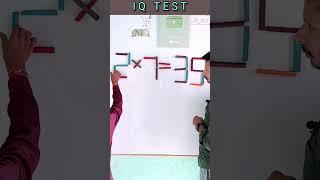 3×7=35 Balance this equation by move 1 stick | #mindgame #challenge #iqtest #iq #shorts #matchstick