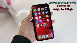 iPhone XR upgrade internal storage 64gb to 256gb