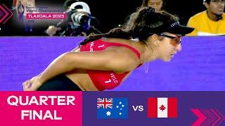 Mariafe/Clancy vs. Melissa/Brandie - Quarter Final Highlights | Tlaxcala 2023 #mexbeachvolley