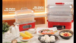 Mayer Digital Food Steamers MMFS10 & MMFS280D