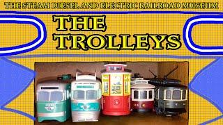 The steam diesel and electric railroad Museum trolleys￼