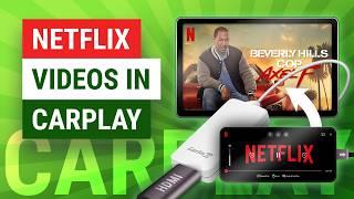 How To Watch Netflix Videos in CarPlay (No Jailbreak, No App)! - HDMI to CarPlay Adapter Update