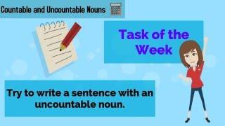 Countable and Uncountable Nouns