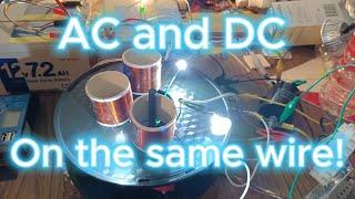 AC and DC on the same cables!