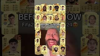 Before vs now Fifa21 vs Eafc24 with Griezmann,Lukaku and Vinicius