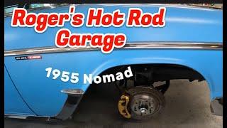 Roger's Hot Rod Garage 55 Nomad Wheel Polishing