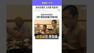 스님이 직접 고기 구워줌 ㄷㄷ