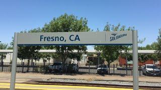 Amtrak San Joaquins Line/BNSF Stockton Subdivision: Diesel Railfanning at Fresno Station 06/27/21
