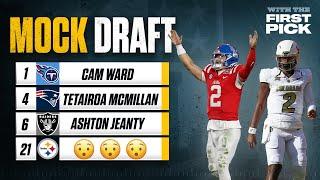 NEW 2025 NFL Mock Draft Full 1st Round MID FREE AGENCY: Jaxson Dart Over Shedeur Sanders?