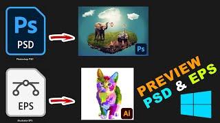 How to Preview Photoshop File and Illustrator EPS File with SageThumbs