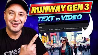 How to Use Runway Gen 3 - Best Text to Video AI