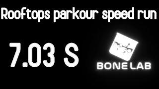 BoneLab Parkour speed run 7.03 seconds