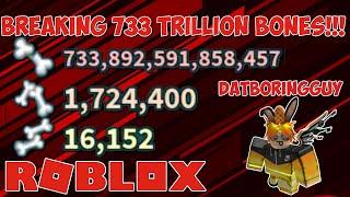 Breaking 733 Trillion Bones!!! (LVL 1K+ Player) | ROBLOX Broken Bones 4