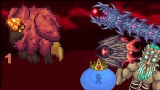 Terraria Supreme Buffed 1 Yharon Kindle Staff vs Calamity Mod Death Mode Boss Rush