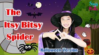 The Itsy Bitsy Spider Halloween Version with Lyrics and Actions | Kids Halloween Songs | Sing-along