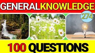 100 Questions Quiz | Educational General Knowledge | Test Your Knowledge 2025