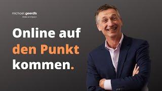 Kommen Sie bei Online-Präsentationen auf den Punkt - verblüffend einfach!