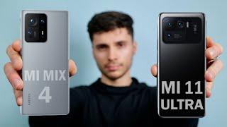 Xiaomi Mi Mix 4 vs Xiaomi Mi 11 Ultra | Full Comparison | battery | Display | Camera | Specification