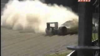 Morbidelli crashes in Monza 1994 Italian GP