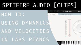 How To: Using Dynamics slider and velocities in LABS Piano libraries