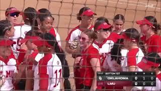 2024 NCAA Softball Oklahoma vs Loyola Marymount