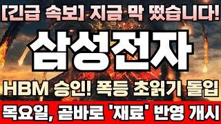 [삼성전자 주가전망][긴급] ‘HBM(고대역폭메모리)’ 활로 뚫었다! AMD 이어 브로드컴까지 HBM3E 납품 확정! 이제 엔비디아만 남았다! 삼성전자완벽분석