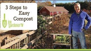 Three Steps to Easy Home Compost