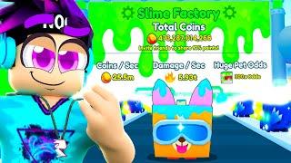 i MAXED My Slime Factory & Got INSANE Pets in Pet Sim 99!