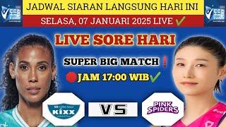 jadwal liga voli putri korea hari ini - GS CALTEX VS PINK SEPIDER - update klasemen dan topskor