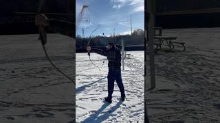 Archery in the Cold. Technique, Discipline, and Precision #winter #archery